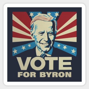 Vote for Joe Byron President Sticker